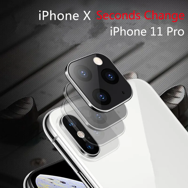 Чехол для iPhone X XS MAX чехол для iPhone 11 Pro Max 11Pro Защита объектива Роскошный металлический чехол для камеры xmax x s