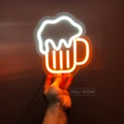 Неоновый светильник с логотипом пива, настольный декор с USB-разъемом для бара, клуба, паба, магазина, студии, украшение стола с подсветкой, ночсветильник