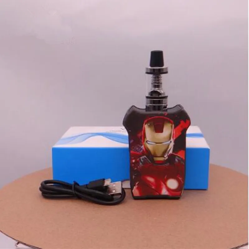 Newest 80W Box Mod Kit 2000mah with 0.35ohm 2ml Atomizer Tank Wattage Adjustable Vaporizer Vape E-Cigarette Shisha Hookah Pen |