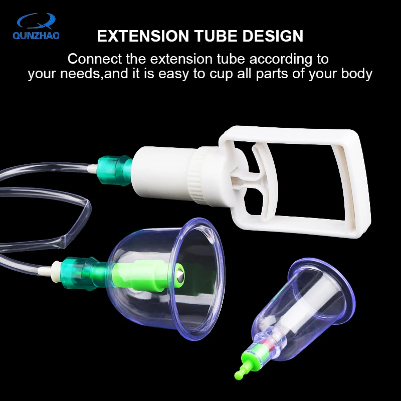 Вакуумные банки 6 шт. китайские вакуумные чашки комплект для постановки банок