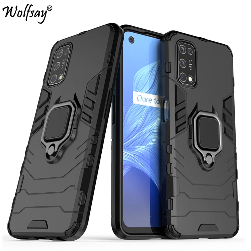 Чехол для Oppo Realme 7 5G магнитная присоска с полным краем чехол 8 Pro GT Master Explorer|Бамперы|