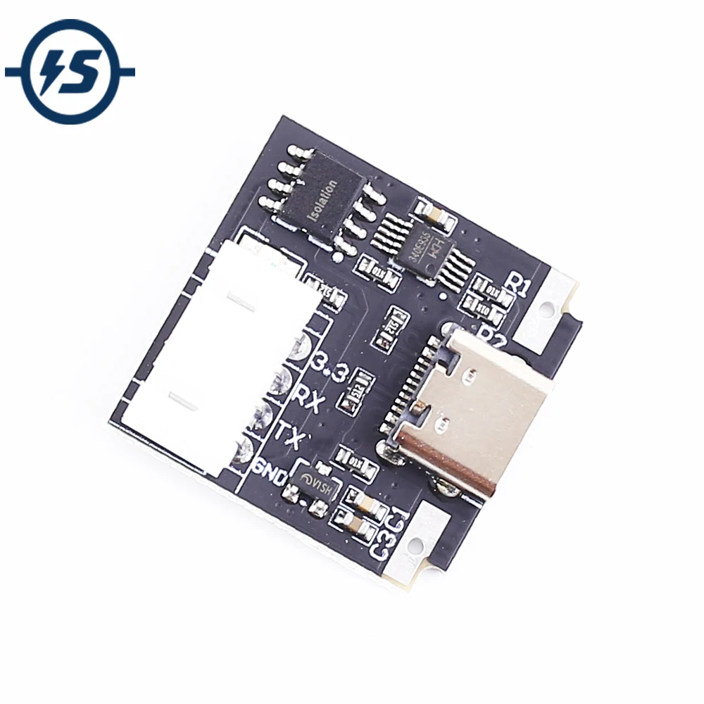 Isolated USB to TTL Signal Converter Module 3.3V UART Downloader CH340 Compiler | Электронные компоненты и