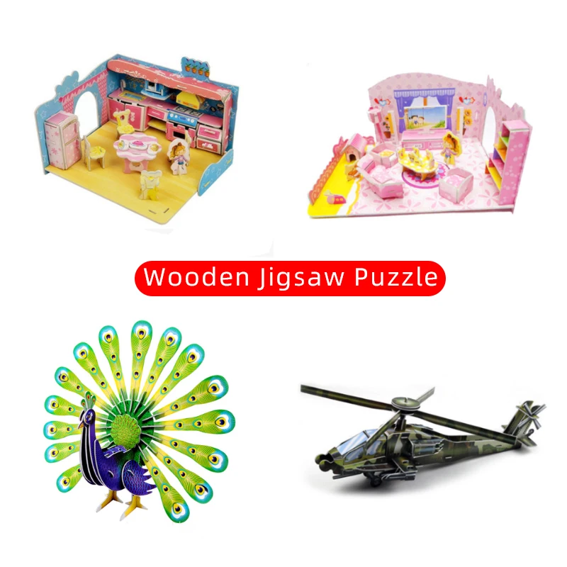 Детские игрушки DIY 3d Трехмерная головоломка качественная головоломка|Пазлы| |
