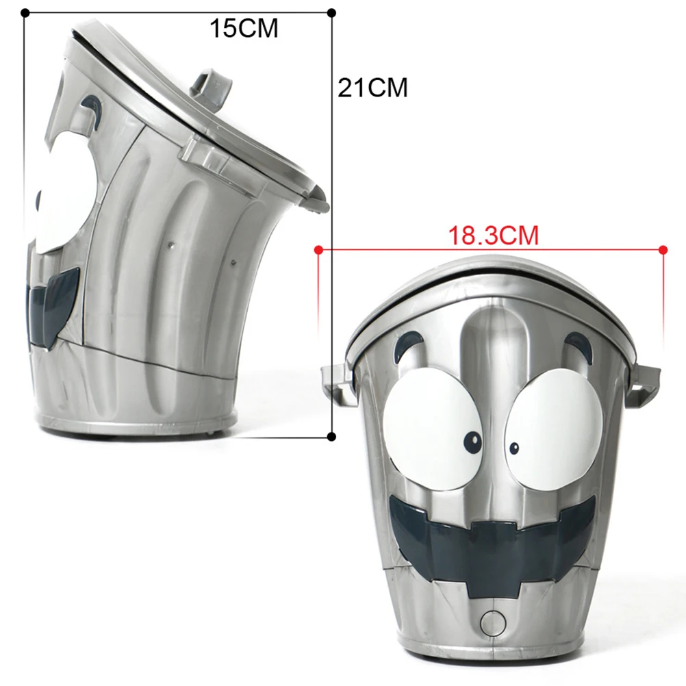 Мультяшная электрическая движущаяся мусорная корзина игрушки для декомпрессии