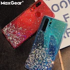 Мягкий чехол для Xiaomi Mi 10 Pro, 9T, 8 Lite, Redmi Note 9S, 9 S, 8T, 7, 6, 5 Pro, 8A, 7A, K20, K30, прозрачный ТПУ с блестками