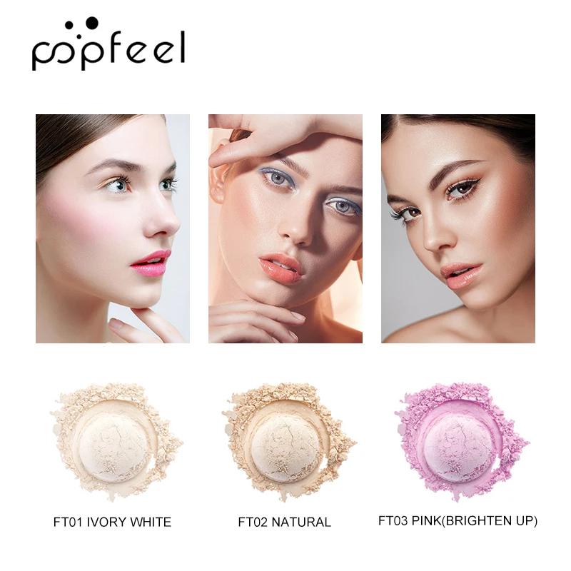 POPFEEL пудра высокого разрешения матовая для лица контроль жирности основа макияжа