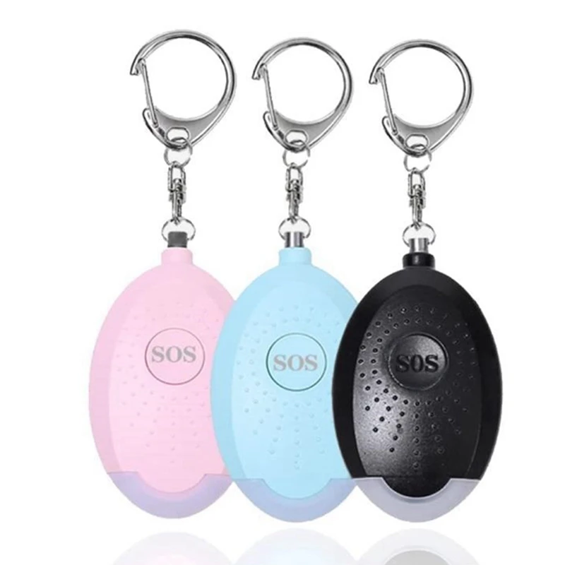 

3 Pcs Personal Alarm,130DB Personal Security Alarm Keychain With Emergency Flashlight,For Women Girls Elderly And Kids