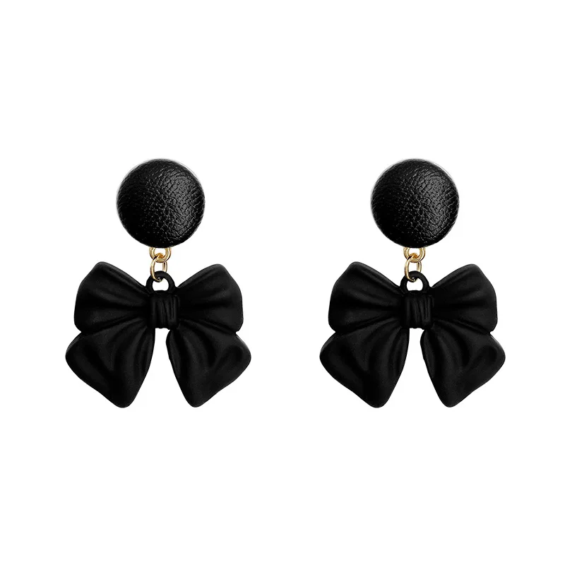 

2020 personalized bow earrings fashion drop gold earrings boucle oreille femme 2020 for women oorbellen voor vrouwen
