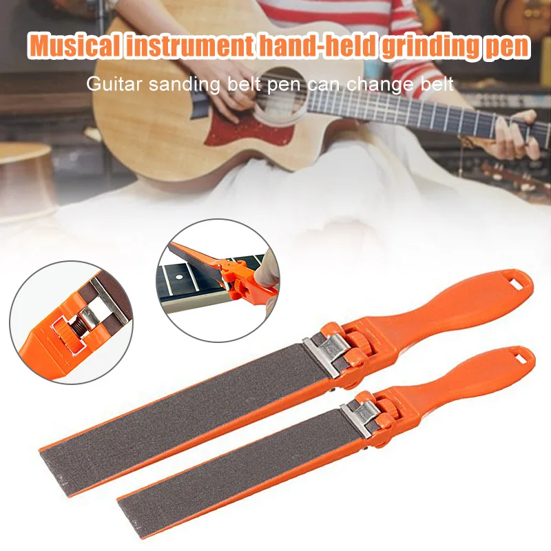 

Набор инструментов для коронации гитарных ладов, узкая двойная режущая кромка, Прочный инструмент для выравнивания, защита для шлифовки, на...