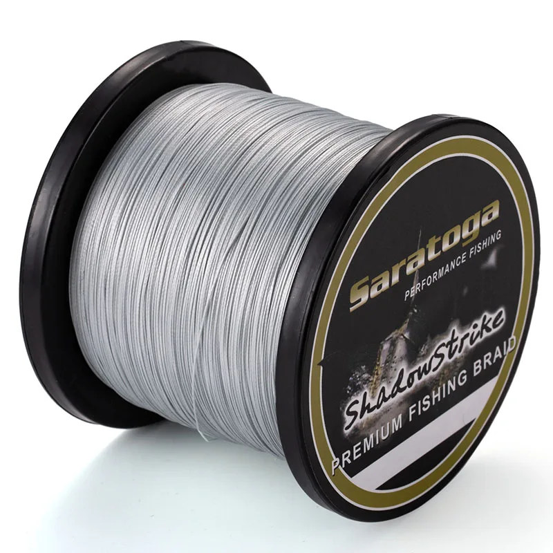 Саратога Сверхпрочный материал из Японии 1500 м/1650 ярдов 8 жил 30-100lb 100% PE плетеная