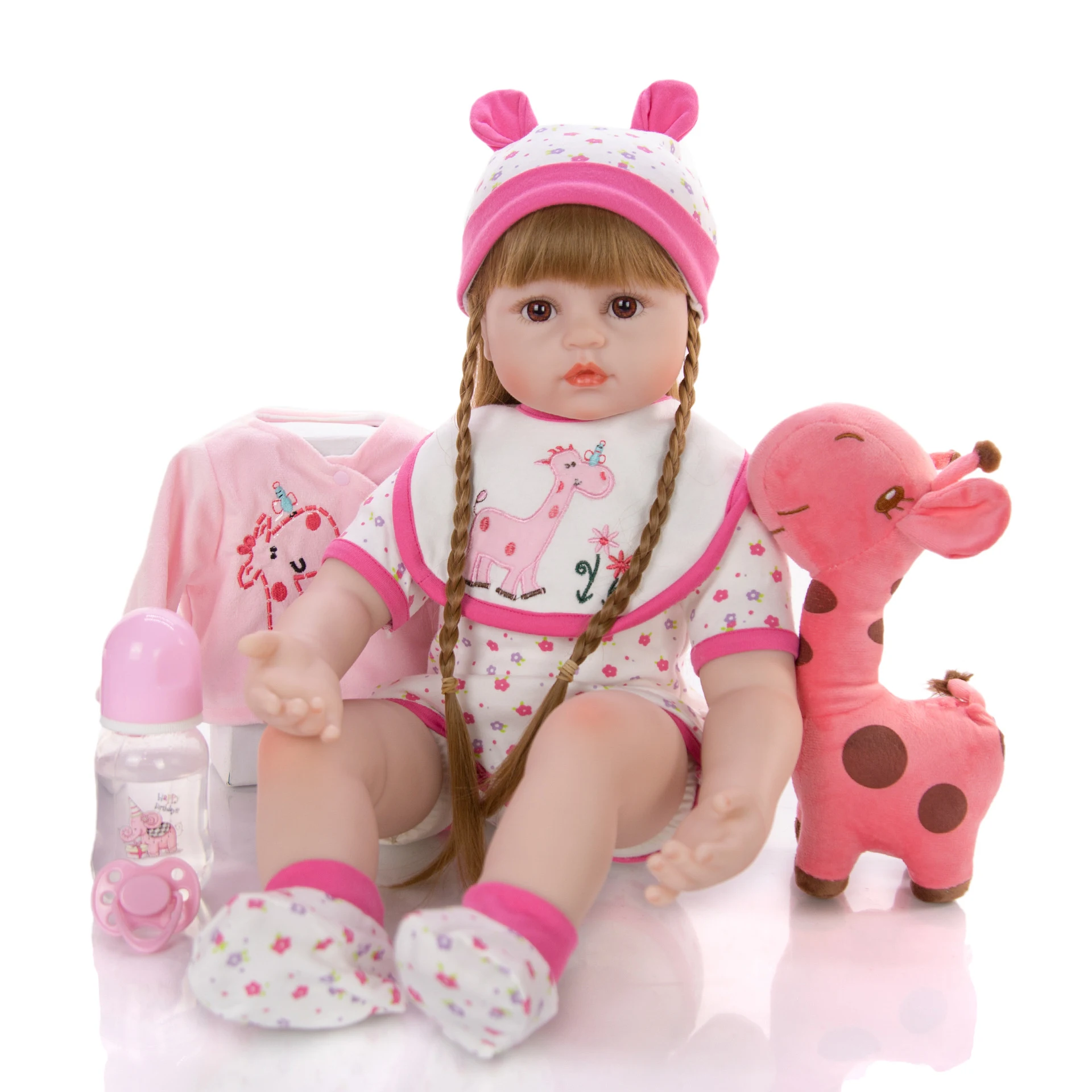 KEIUMI/Лидер продаж Кукла Reborn Baby игрушка 60 см ткань тело набивная Реалистичная bebes