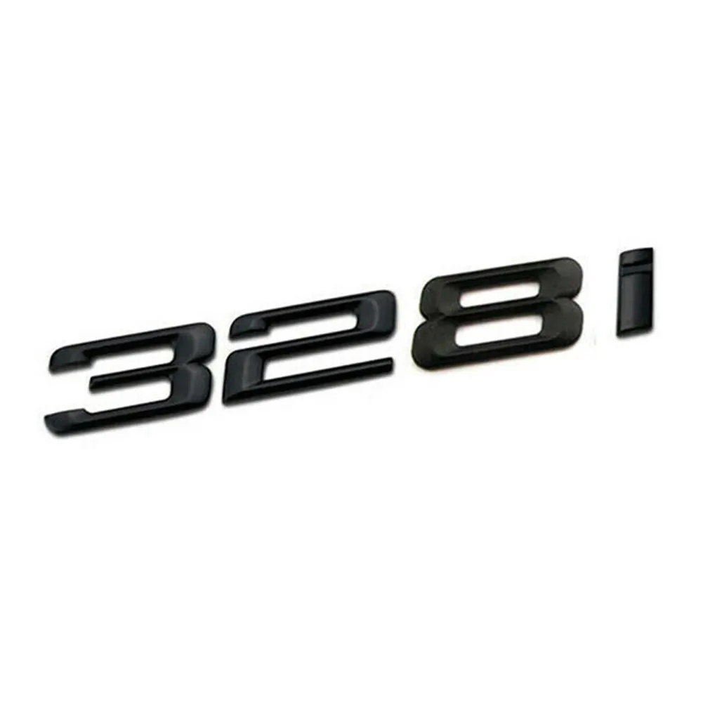 

Letters Car Sticker 328i Number ABS Plastic Decor Emblem For BMW 3 Series