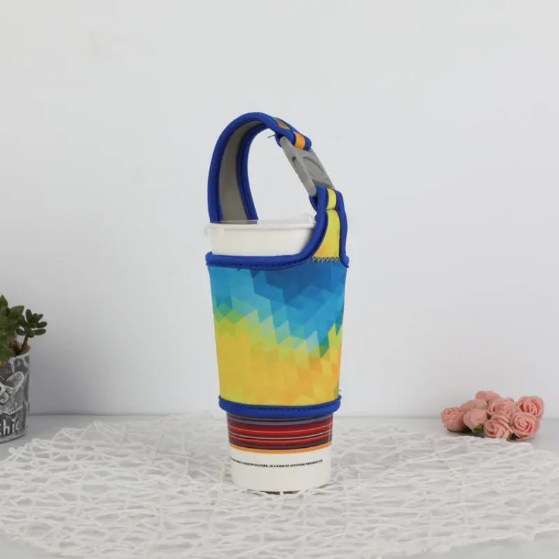 Ручной кофейный рукав теплоизоляция многоразовый держатель стакана для