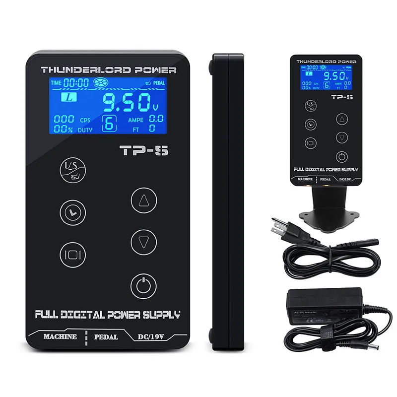 

HP-5 Tattoo Power Supply Upgrade Touch Screen Source Digital LCD Power Supply Makeup Dual Power Supplies For Tattoo Machine