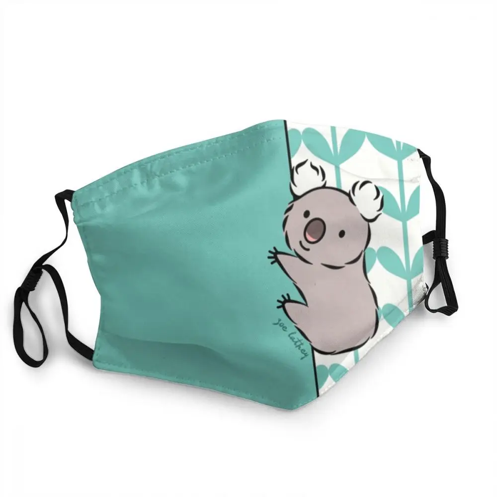 

Kawaii нацепленными детскими коала многоразовые унисекс маска для лица для взрослых Анти-туман Пылезащитная Маска Защитная крышка респиратор...