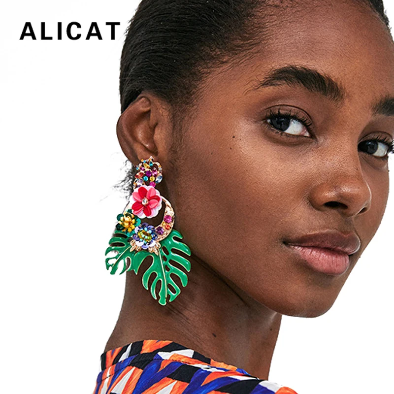 Женские серьги в стиле бохо индийские этнические преувеличенные винтажные