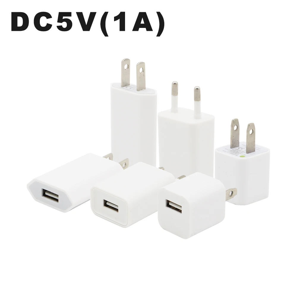 USB-адаптер с вилкой для ЕС и США 1 А 5 в пост. Тока | Лампы освещение