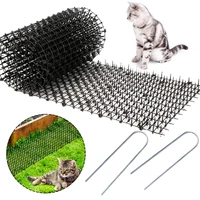 10pcs cat dog repellent outdoor garden prickle strip anti cat network digging stopper pest repellent spike deterrent mat