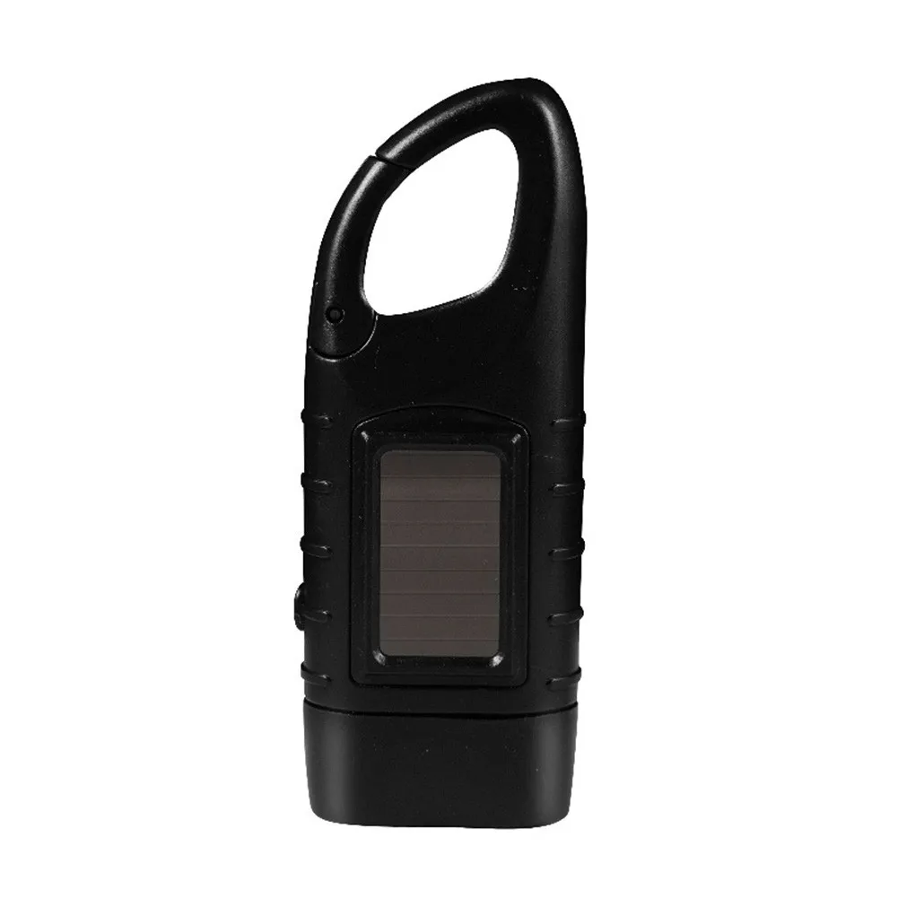 

Solar Energy Flashlight LED Torch Solar Power Hand Crank ABS Plastic Flashlight Wind Up Super Bright Outdoor Camping Hiking