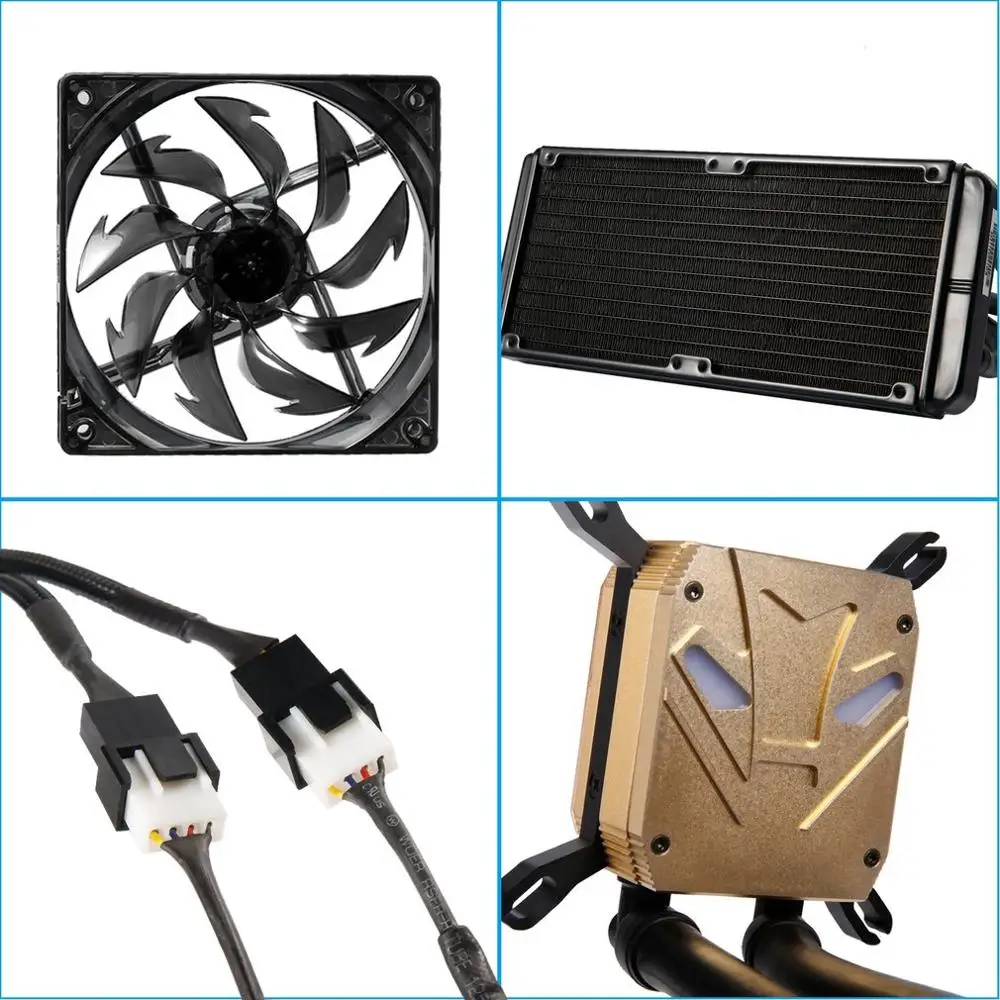 LESHP демпфирующий резиновый коврик светодиодный вентилятор двойной шар долгий