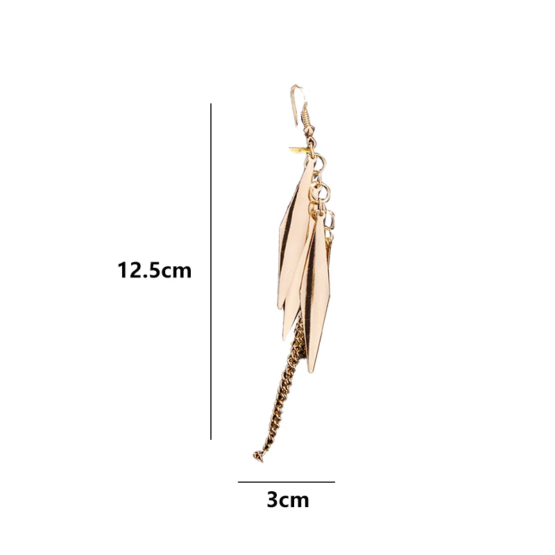 Женские серьги бабочки с двойным бантом длинные кисточки из сплава цветком