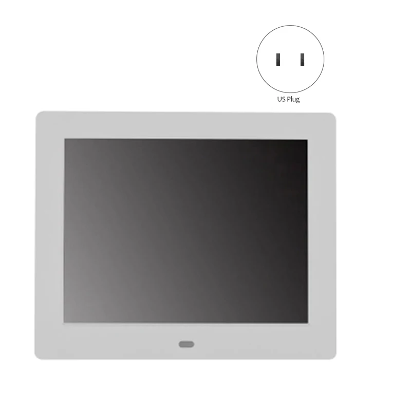 8 Inch Digital Photo Frame LED Screen Simple Eletronic Picture Album Support 2.4G Wireless Remote Control Clock Music Vide | Электроника