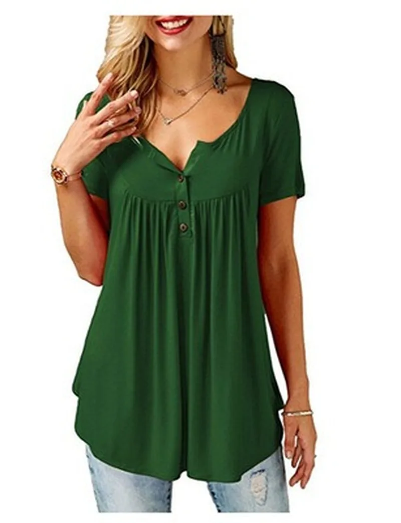 Модные Повседневные 2020 летние женские свободные футболки ярусами с короткими