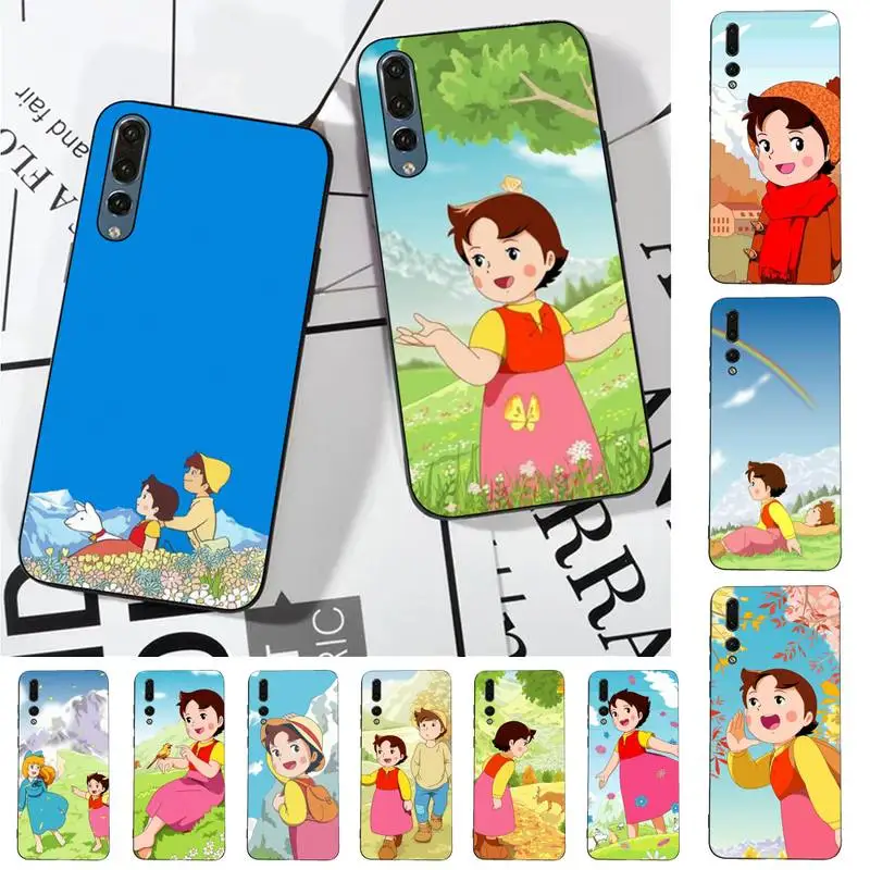 

Heidi Cartoon Phone Case for Huawei P30 40 20 10 8 9 lite pro plus Psmart2019