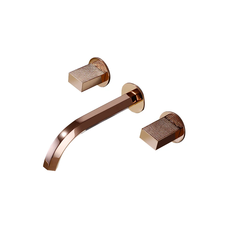 Роскошный смеситель для раковины однотонный латунный Смеситель ванной комнаты