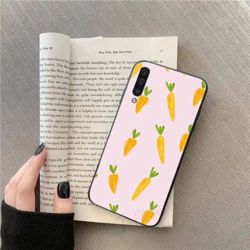 

Cute cartoon carrot Phone Case For Samsung galaxy S 9 10 20 A 10 21 30 31 40 50 51 71 s note 20 j 4 2018 plus
