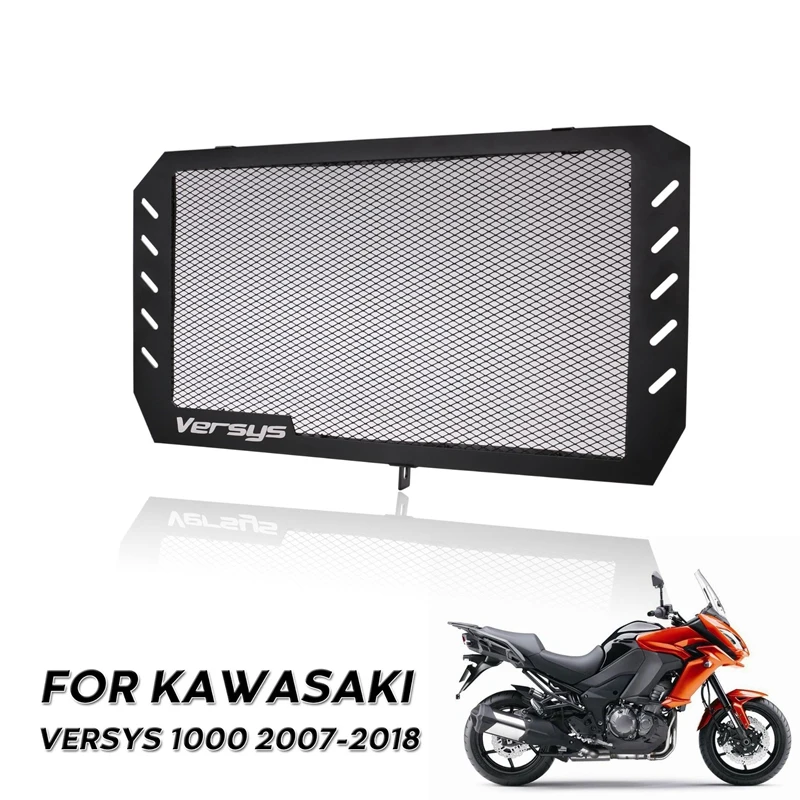 Мотоциклетная решетка радиатора Крышка для KAWASAKI Versys 1000 07-18 Защитная крышка