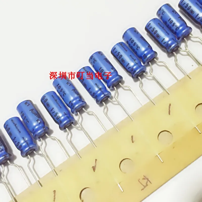 20 шт. подлинный NICHICON KT 50V1UF 5X11MM аудио электролитический конденсатор синий kt 1 мкФ/50v