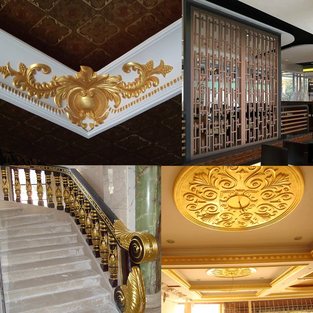 Тайваньская Золотая фольга для имитации листьев позолоченная бумага 10 листов 8x8 5