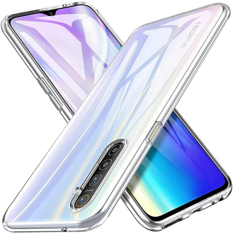 Ультратонкий чистый мягкий чехол для OPPO Realme C3 C2 3 5 6 7 Pro V3 V5 C11 C12 C15 F17 XT X7 X50 Q A5 A9 2020 A1K