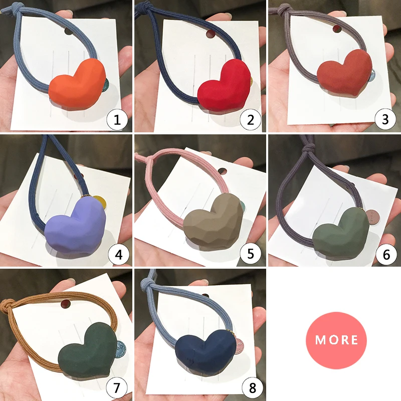 1 шт. женская модная лента для волос в форме сердца украшение девушек конский