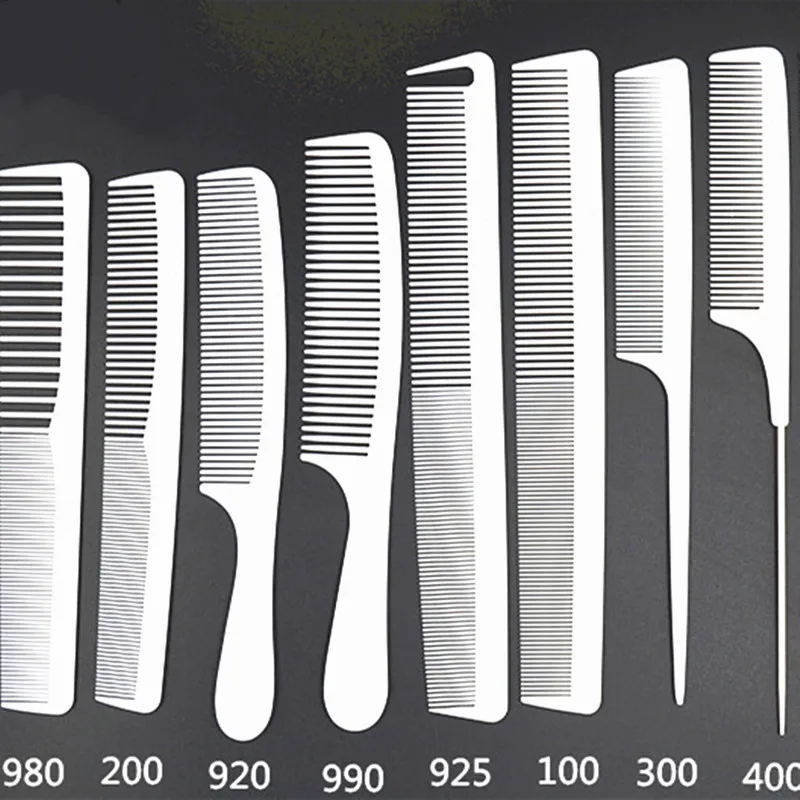 

1PC Professional Highlight Comb Fine-tooth Hair Salon Dye Antistatic Plastic Tail Combs Double-sided Hairdressing Styling Tool