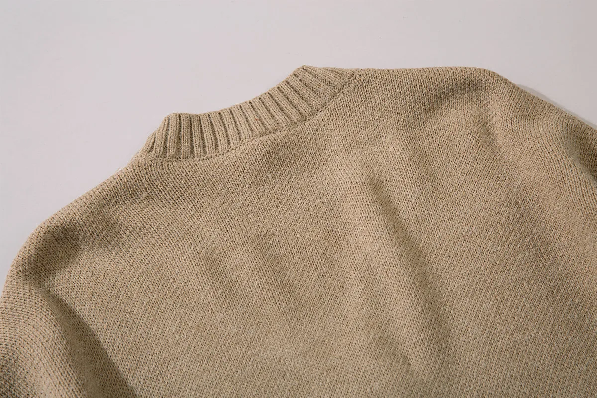 Свитер мужской осенне-зимний кашемировый теплый с принтом | Мужская одежда