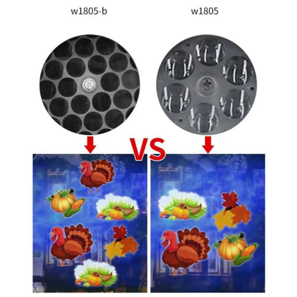 Светодиодный светильник 3D для наружной проекции вращающийся с узором помещений