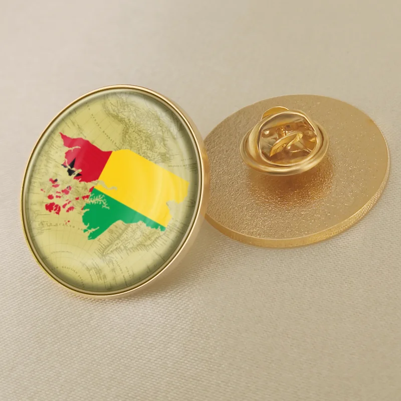 Эмблема герба Гвинеи-билия карта Гвинеи-Бисау флаг Национальная эмблема брошь