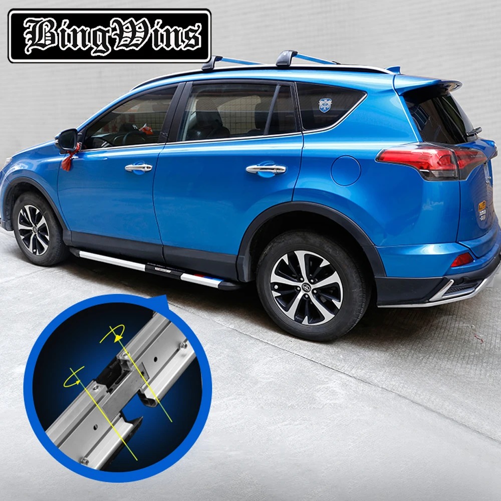 BeingWins автомобильный Стайлинг для Toyota RAV4 2016 2019 порог из алюминиевого сплава