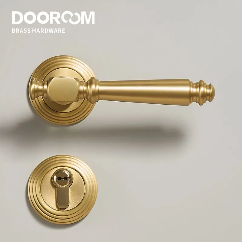 Dooroom латунный дверной замок набор современный черный Interiror спальня ванная