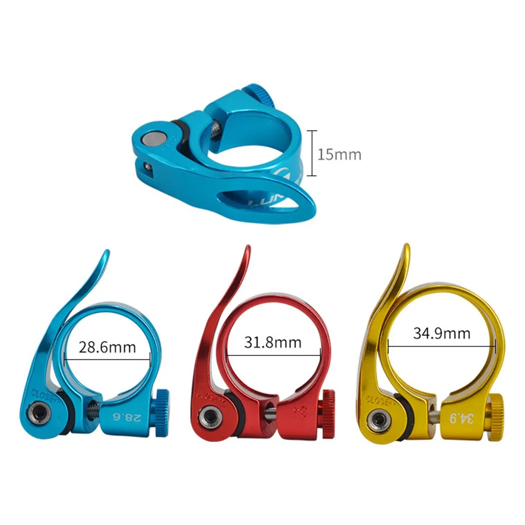 

28.6/31.8/34.9mm MTB Road Bike Seatpost Clamp Quick Release Aluminum Alloy Seat Post Clamps Ultra Light Cycling Parts accessory