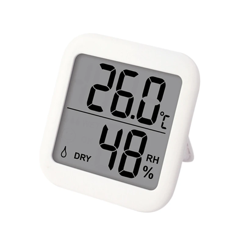 

Large LCD Indoor Thermometer Hygrometer Humidity Gauge ℃/℉ with Magnet & Bracket