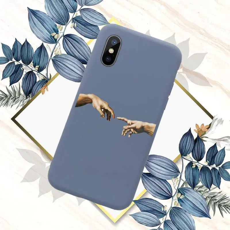 

Art Abstract Paintings Phone Case Candy Color for iPhone 11 12 mini pro XS MAX 8 7 6 6S Plus X SE 2020 XR