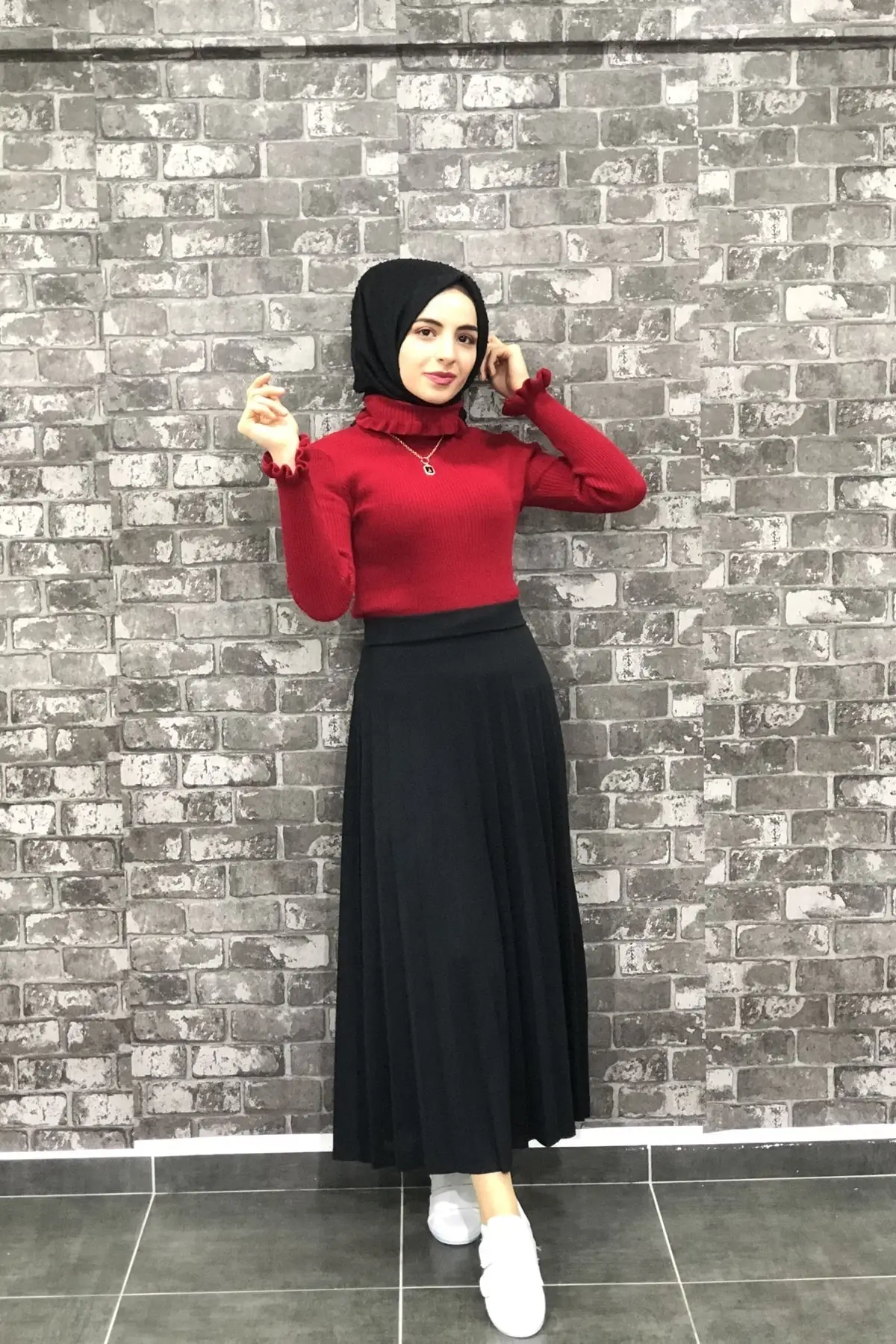 

Women are Black Skirt Hijab piliseli Women Muslim Clothing Skirt