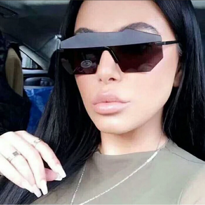 

Oversized Anti-voyeur Sun UV400 Visor Outdoor Sports Glasses Fashion Trend Riding Sunglasses Outdoor Equipment