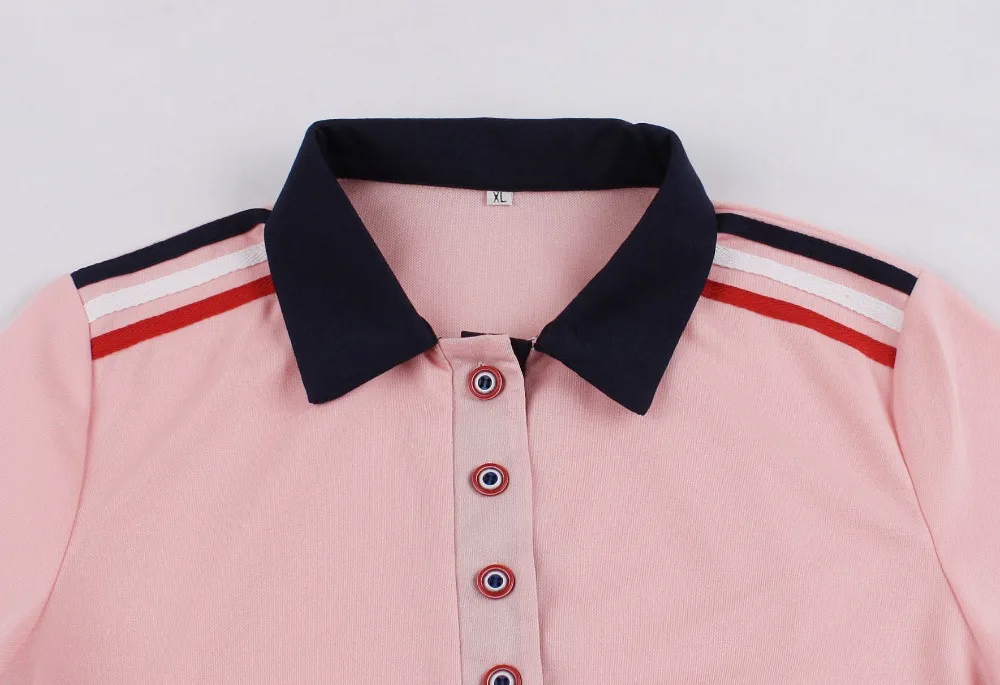 Fashion Brand Women Polo Dress T Shirt Short Sleeve Summer Elegant Dresses Patchwork Female Casual Oversized 6XL Vestidos