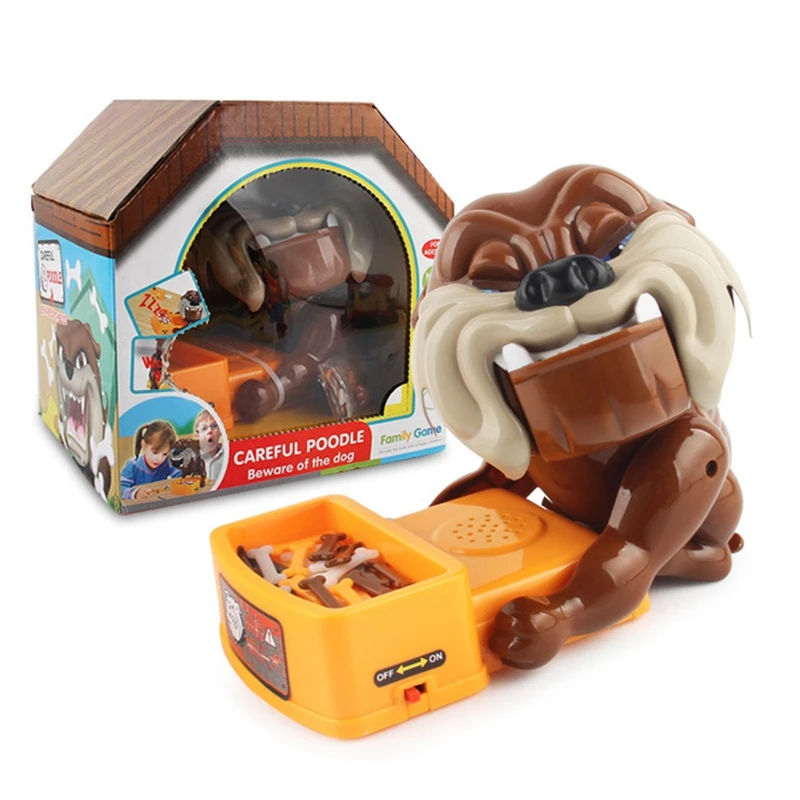 Собака укуса палец игрушка Bad Dog кости действие игра не просыпается собака