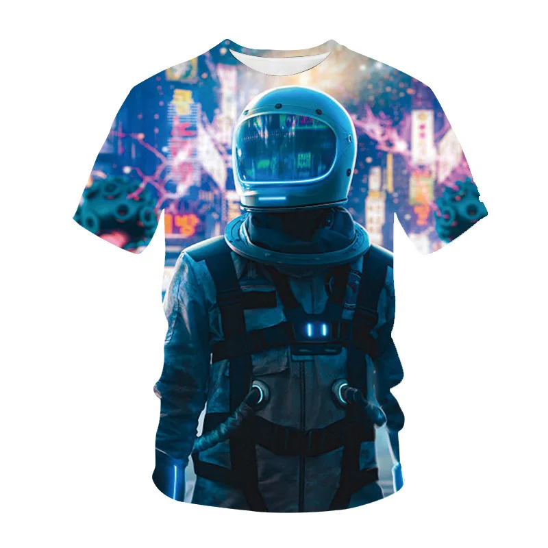 

Hot-Selling High-Quality 3D Printing, Street Hipster, Hip-Hop Style, Harajuku, MChildren's Short-Sleeved T-shirts In Summer