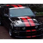 Наклейка графическая наклейка полосатый Корпус Комплект для Ford Mustang GT ксеноновая юбка подбородок